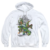 TMNT - Shredder And Turtles Comic - Adult Pullover Hoodie
