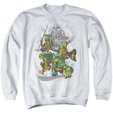 TMNT - Shredder And Turtles Comic - Adult Sweatshirt