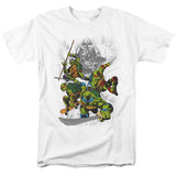 TMNT - Shredder And Turtles Comic - Adult T-Shirt