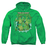 TMNT - Retro Group - Adult Pullover Hoodie