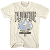 National Parks - Est 1872 - American Classics - Solid Off-White Adult Short Sleeve T-Shirt