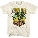 National Parks - Sky Background - American Classics - Solid Off-White Adult Short Sleeve T-Shirt