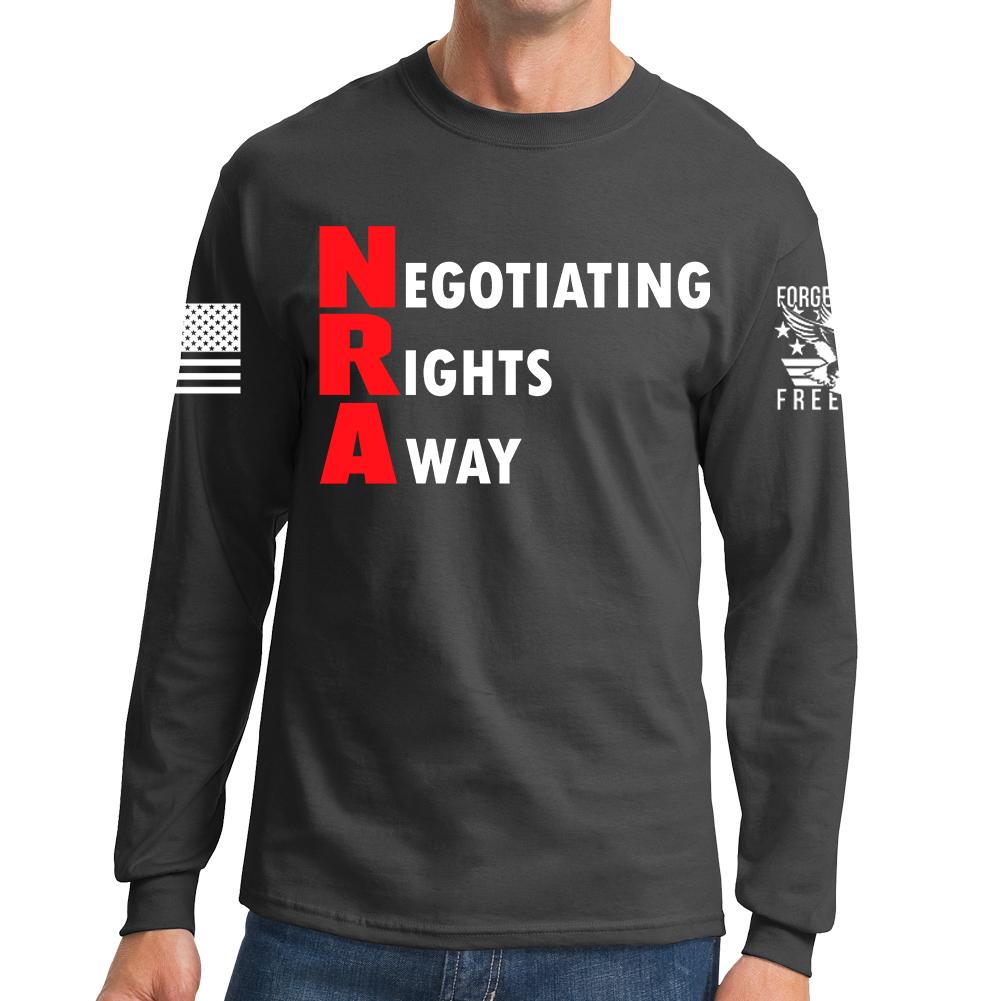 Negotiating Rights Away Long Sleeve T-shirt Style001