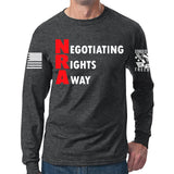 Negotiating Rights Away Long Sleeve T-shirt Style001