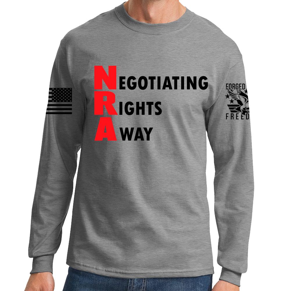Negotiating Rights Away Long Sleeve T-shirt Style001