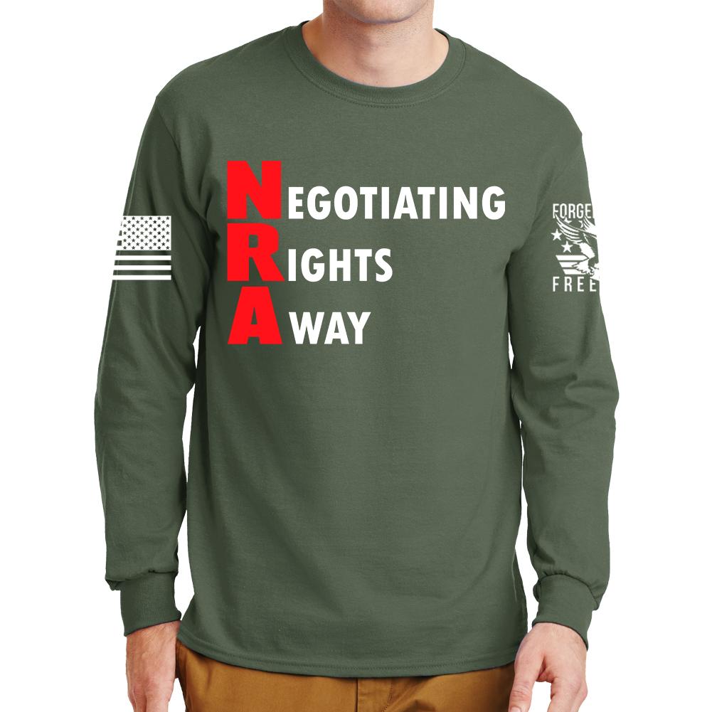Negotiating Rights Away Long Sleeve T-shirt Style001