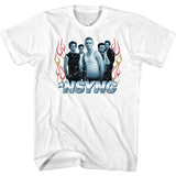 Nsync - Flames - Short Sleeve - Adult - T-Shirt