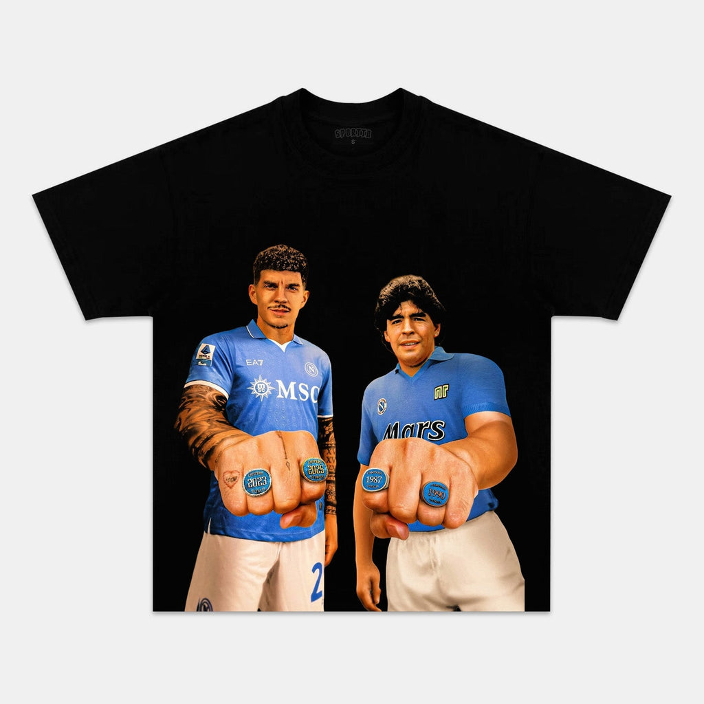 NAPOLI WIN 4TH SERIE A TITLE TEE 5.24 Style004