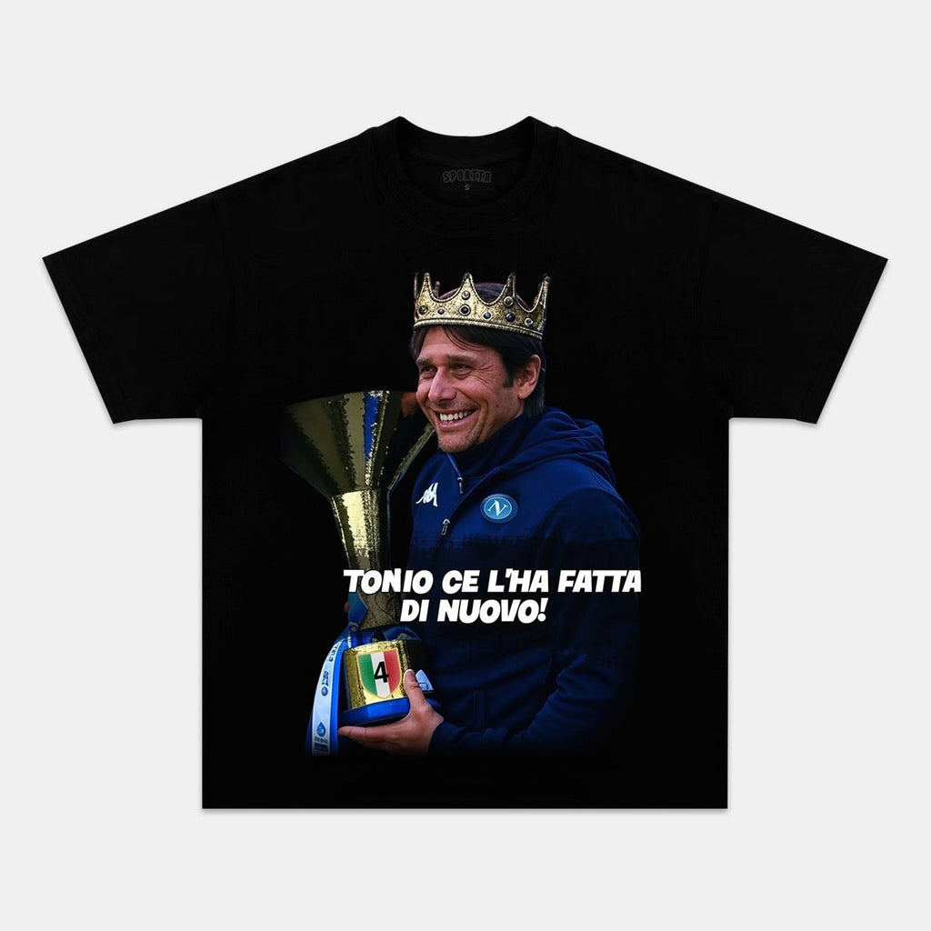 NAPOLI WIN 4TH SERIE A TITLE TEE 5.24 Style005