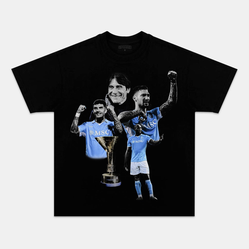 NAPOLI WIN 4TH SERIE A TITLE TEE 5.24 Style001
