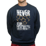 Unisex Never Stop Fighting Sweatshirt Style001