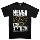 Men's Never Stop Fighting T-shirt Style001