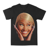 Nicki Minaj "Big Face Blonde Hair" Graphic Tee Style001