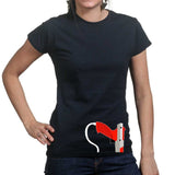 Ladies Gaming Gun T-shirt Style001