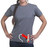 Ladies Gaming Gun T-shirt Style001