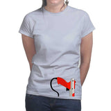 Ladies Gaming Gun T-shirt Style001