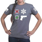 No Snowflakes Ladies T-shirt