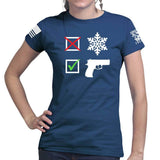 No Snowflakes Ladies T-shirt Style001