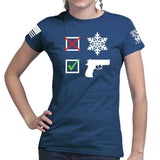 No Snowflakes Ladies T-shirt