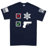 No Snowflakes Mens T-shirt Style001