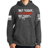 Not Today Gun Grabbers Hoodie Style001