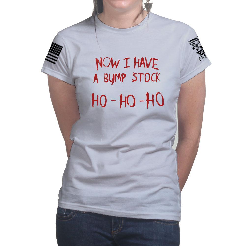 Now I Have A Bump Stock Ladies T-shirt Style001