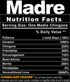Madre Nutrition Facts Unisex T-Shirt