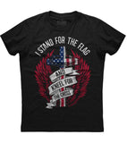 I Stand For The Flag T-Shirt Front Print (O)