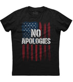 No Apologies USA Political T-Shirt (O)