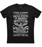 I Pledge Allegiance To The Flag Of USA T-Shirt (O)