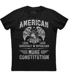 Less Democrat Less Republican American T-Shirt (O)