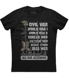 In Memorial To All Our Veterans T-Shirt (O)