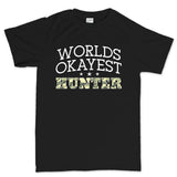 World's Okayest Hunter Men's T-shirt Style001