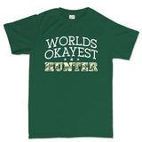 World's Okayest Hunter Men's T-shirt Style001