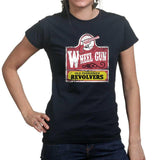 Ladies Old Fashioned Revolvers T-shirt Style001