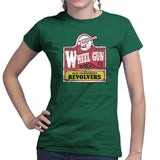 Ladies Old Fashioned Revolvers T-shirt Style001