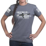 Once You Go Black Ladies T-shirt