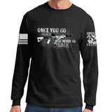 Once You Go Black Long Sleeve T-shirt Style001