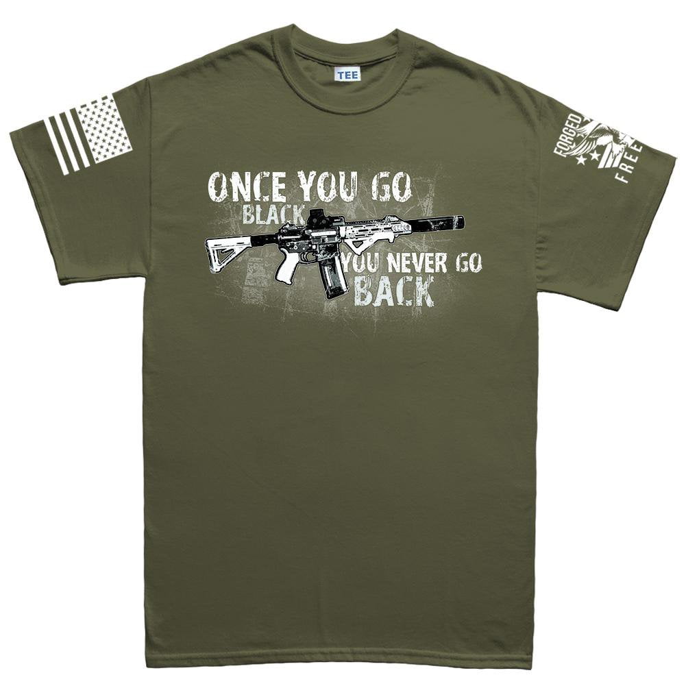 Once You Go Black Men's T-shirt Style001