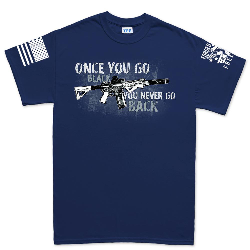 Once You Go Black Men's T-shirt Style001