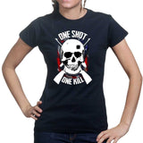 One Shot One Kill Ladies T-shirt Style001