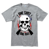 One Shot One Kill Men's T-shirt Style001