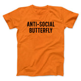 Anti-Social Butterfly Funny Men/Unisex T-Shirt