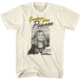 Parks And Recreation - Greetings From - American Classics - Solid Off-White Adult Short Sleeve T-Shirt
