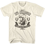 Parks And Recreation - I Met Lil Sebastian - American Classics - Solid Off-White Adult Short Sleeve T-Shirt