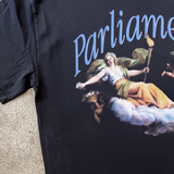 'PARLIAMENT LIGHTS' BLACK HEAVYWEIGHT T-SHIRT