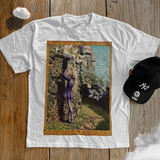 PELLÃ‰AS & MÃ‰LISANDE SERIES 'RENDEZVOUS' HEAVYWEIGHT WHITE T-SHIRT