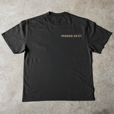 PERRIER-JOUET CHAMPAGNE 'COUPE' HEAVYWEIGHT BLACK T-SHIRT