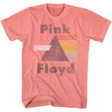 Pink Floyd - Triangle Gradient - Short Sleeve - Heather - Adult - T-Shirt