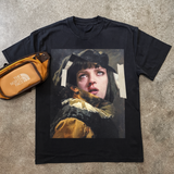 THURMAN 'PULP RENAISSANCE' HEAVYWEIGHT BLACK T-SHIRT